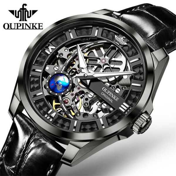 wristwatches oupinke hollow tourbillon mechanical watch men sport automatic self-wind sapphire mirror genuine leather strap wristwatch, Slivery;brown
wristwatches oupinke hollow tourbillon mechanical watch men sport automatic self-wind sapphire mirror genuine leather strap wristwatch, Slivery;brown