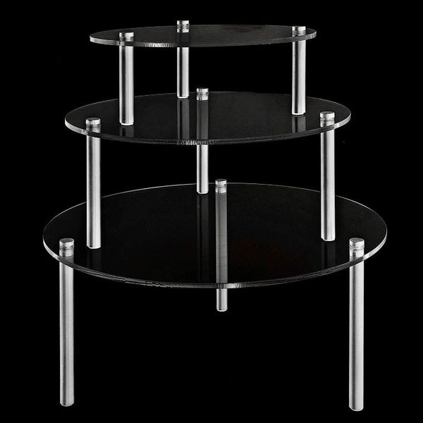 3-layer aacrylic cake display stand round dessert three-piece transparent removable holder other home decor
3-layer aacrylic cake display stand round dessert three-piece transparent removable holder other home decor