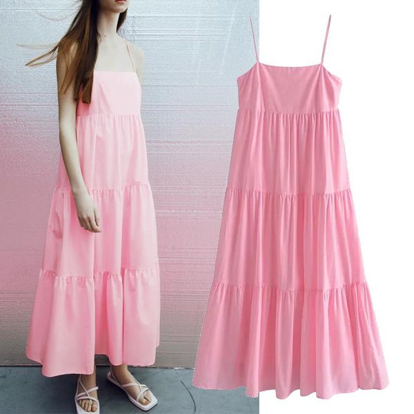 casual dresses 2021 spring summer fashion women solid color patchwork sling midi dress party waist slim camisole, Black;gray
casual dresses 2021 spring summer fashion women solid color patchwork sling midi dress party waist slim camisole, Black;gray