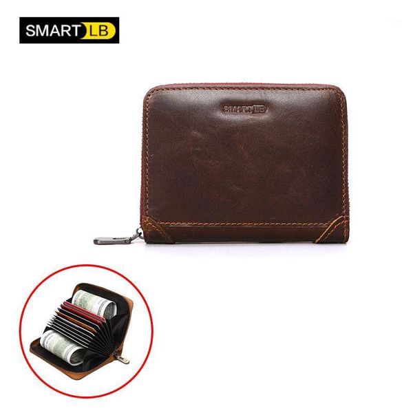 smart lb men wallets genuine leather holder women zipper pocket small money bag male purses1, Red;black
smart lb men wallets genuine leather holder women zipper pocket small money bag male purses1, Red;black