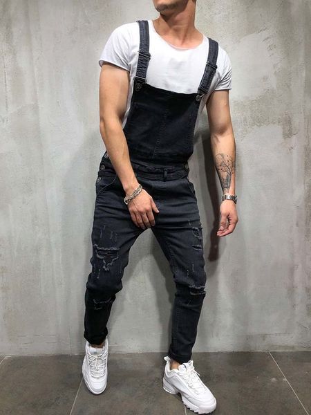 fashion mens ripped jeans rompers casual with belt jumpsuits hole denim bib overalls bike jean upated, Blue
fashion mens ripped jeans rompers casual with belt jumpsuits hole denim bib overalls bike jean upated, Blue