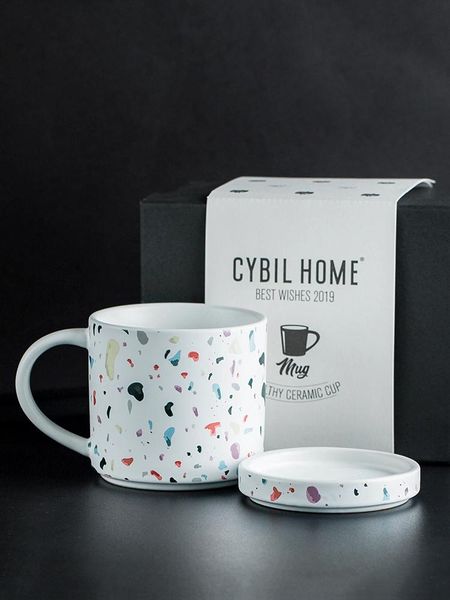 mugs nordic style terrazzo ceramic mug with lid breakfast milk coffee tea water cup drinkware gift box
mugs nordic style terrazzo ceramic mug with lid breakfast milk coffee tea water cup drinkware gift box