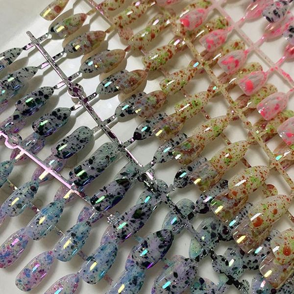 false nails 24pcs sharp graffiti colorful nail art fake women fashion detachable design aurora polaris z1016, Red;gold
false nails 24pcs sharp graffiti colorful nail art fake women fashion detachable design aurora polaris z1016, Red;gold