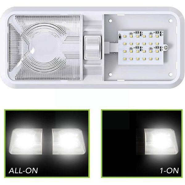parts rv 12v 48led interior double dome ceiling light 2 color camper trailer for boat marine l1s3
parts rv 12v 48led interior double dome ceiling light 2 color camper trailer for boat marine l1s3