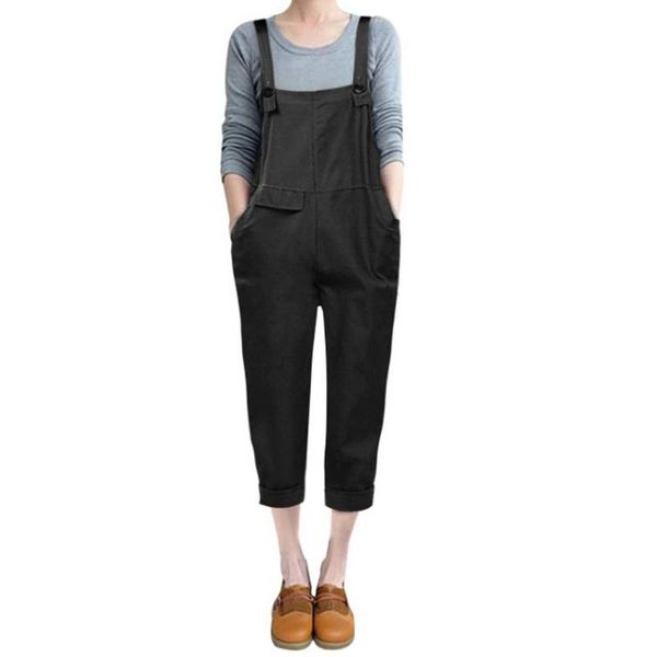 women's pants & capris 40# cotton long overalls for women pocket breathable loose girls casual solid color trousers pantalones, Black;white
women's pants & capris 40# cotton long overalls for women pocket breathable loose girls casual solid color trousers pantalones, Black;white