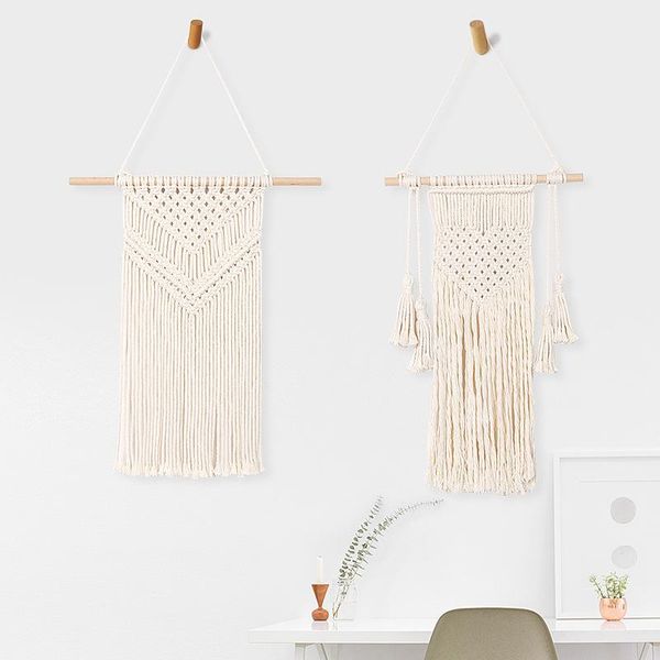 tapestries bohemian hanging pendant heart-shaped v-shaped tassel wall decoration, hand woven wooden stick, cotton rope tapestry customized
tapestries bohemian hanging pendant heart-shaped v-shaped tassel wall decoration, hand woven wooden stick, cotton rope tapestry customized
