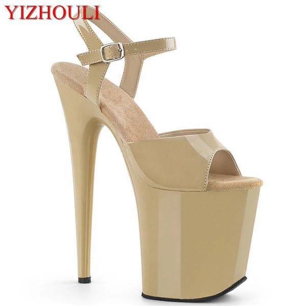 dress shoes 8 inches, high heel sandals, transparent upper, 20cm khaki stilettos, model pole dancing performance sandals, Black
dress shoes 8 inches, high heel sandals, transparent upper, 20cm khaki stilettos, model pole dancing performance sandals, Black