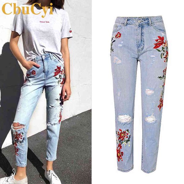 jeans high waist women straight 3d embroidery denim hole vintage washed trousers female ankle-length jeans pants, Blue
jeans high waist women straight 3d embroidery denim hole vintage washed trousers female ankle-length jeans pants, Blue