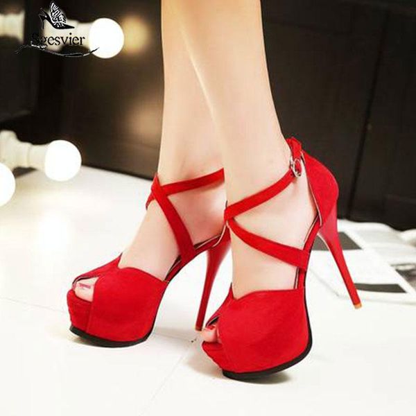 sgesvier summer gladiator shoes woman high heels peep toe sandals stilettos black red wedding b240
sgesvier summer gladiator shoes woman high heels peep toe sandals stilettos black red wedding b240
