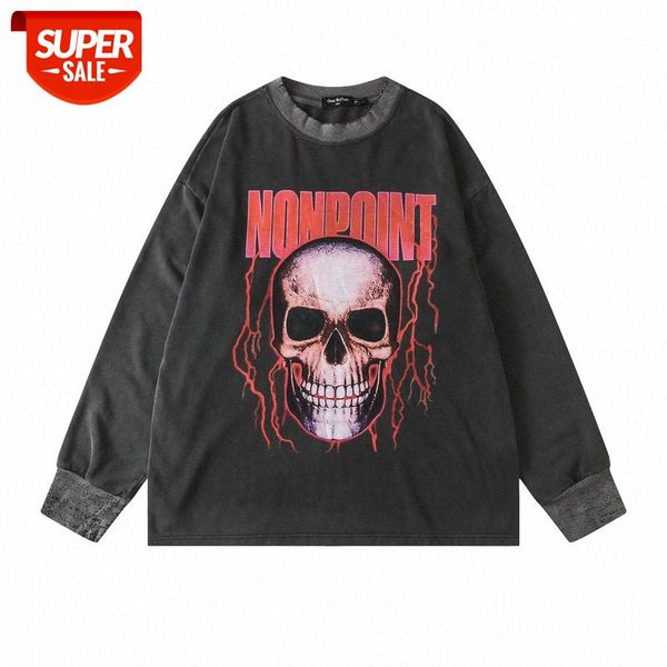 casual collarless men and women couples make old washed water skull print pullover round neck frayed long-sleeved sweater #ve7y, Black
casual collarless men and women couples make old washed water skull print pullover round neck frayed long-sleeved sweater #ve7y, Black
