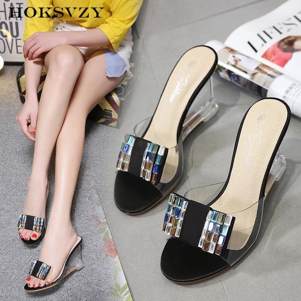 rhinestone crystal wedge heel slippers female summer waterproof platform non-slip sandals lfd, Black
rhinestone crystal wedge heel slippers female summer waterproof platform non-slip sandals lfd, Black