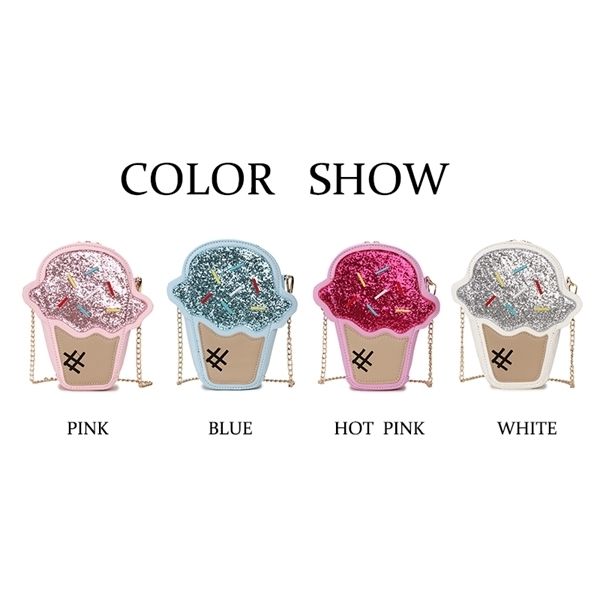 ice cream shape novelty crossbody fashion women purses and handbags girl cartoon shoulder bag with chain strap pu leather c0601
ice cream shape novelty crossbody fashion women purses and handbags girl cartoon shoulder bag with chain strap pu leather c0601