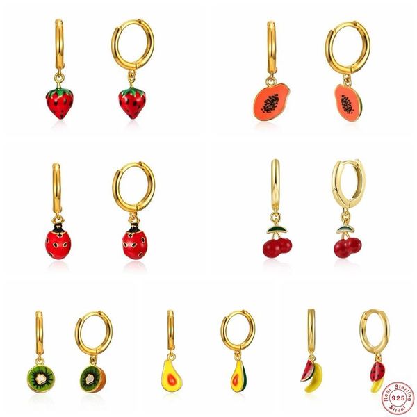 hoop & huggie 2021 trend cute dripping oil earring 925 sterling silver korean ins fruits earrings aros papaya fresa summer jewerly, Golden;silver
hoop & huggie 2021 trend cute dripping oil earring 925 sterling silver korean ins fruits earrings aros papaya fresa summer jewerly, Golden;silver