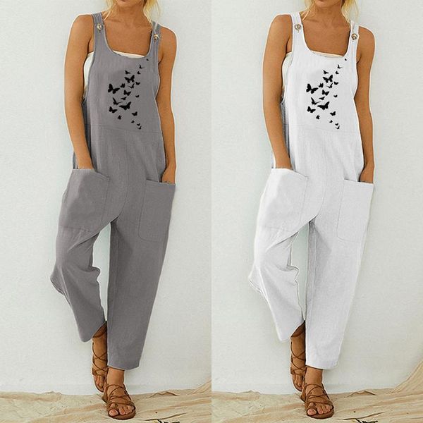 fashion jumpsuits for women 2021 casual boho butterfly print pocket romper long playsuit strap button jumpsuit ropa mujer women's & rom, Black;white
fashion jumpsuits for women 2021 casual boho butterfly print pocket romper long playsuit strap button jumpsuit ropa mujer women's & rom, Black;white
