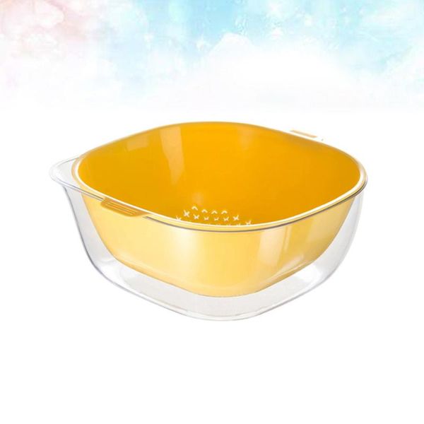 1pc double layers hollow out vegetable basket drain multi-function kitchen fruit (yellow) laundry bags
1pc double layers hollow out vegetable basket drain multi-function kitchen fruit (yellow) laundry bags