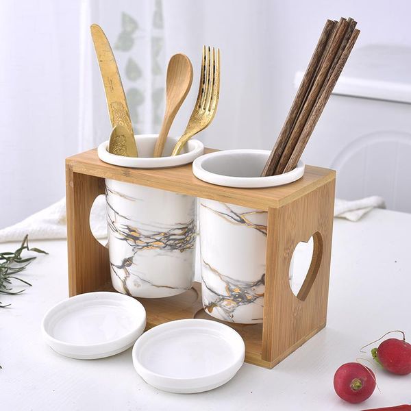 nordic marbled ceramic chopstick holder drain household storage rack kitchen wooden box & organization
nordic marbled ceramic chopstick holder drain household storage rack kitchen wooden box & organization
