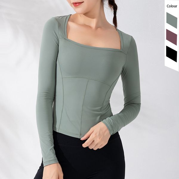 sportswear women's tight slim yoga t-shirt net red running fitness long sleeve, Gray
sportswear women's tight slim yoga t-shirt net red running fitness long sleeve, Gray