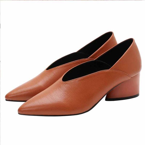 dress shoes nikali 2021 spring autumn pointed toe deep v design woman footwear chunky lady wedges, Black
dress shoes nikali 2021 spring autumn pointed toe deep v design woman footwear chunky lady wedges, Black