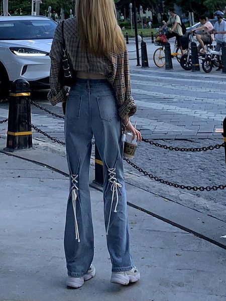 women's jeans micro flared female autumn high-waisted straight-leg slim wide pants high-banded wide-leg trousers for women clothing, Blue
women's jeans micro flared female autumn high-waisted straight-leg slim wide pants high-banded wide-leg trousers for women clothing, Blue
