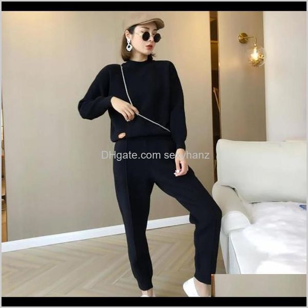 pants two piece sets clothing apparel drop delivery double sided cashmere knitted suit for womens style in autumn winter 2021 ekdlf, White
pants two piece sets clothing apparel drop delivery double sided cashmere knitted suit for womens style in autumn winter 2021 ekdlf, White