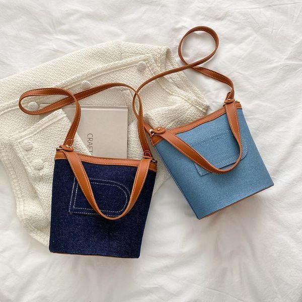 evening bags vintage women's bag contrast color denim shoulder crossbody messenger shopper female casual luxury designer handbags
evening bags vintage women's bag contrast color denim shoulder crossbody messenger shopper female casual luxury designer handbags