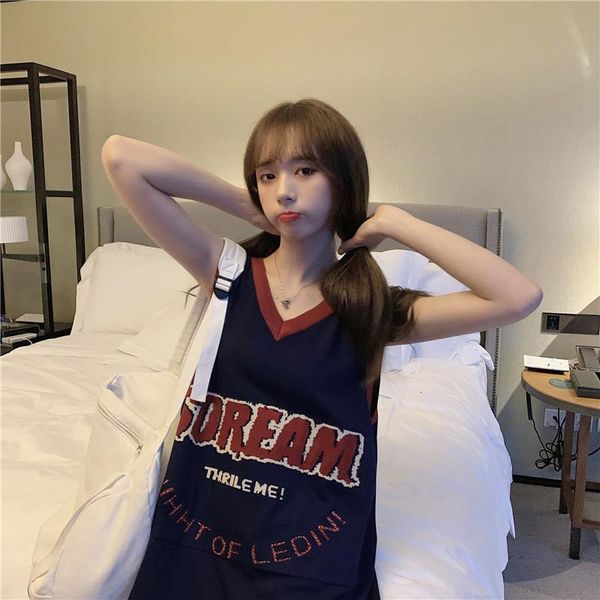 make sleeveless t-shirt woman outside the spring/summer shirt wear basketball clothing loose bf long vest skirt in wind women's ix5j, Black
make sleeveless t-shirt woman outside the spring/summer shirt wear basketball clothing loose bf long vest skirt in wind women's ix5j, Black