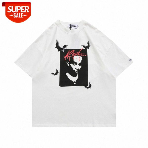 european and american style character printing short-sleeved t-shirt men's retro loose round neck half-sleeved summer five-point sleev, White;black
european and american style character printing short-sleeved t-shirt men's retro loose round neck half-sleeved summer five-point sleev, White;black