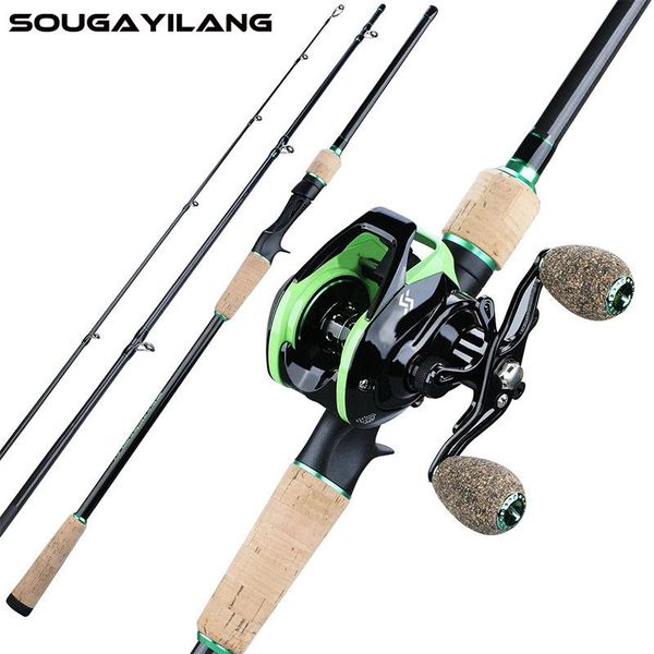 sougayilang 3 section carbon fiber portable travel baitcasting rod and left/right hand casting reel fishing combos set pesca boat rods
sougayilang 3 section carbon fiber portable travel baitcasting rod and left/right hand casting reel fishing combos set pesca boat rods