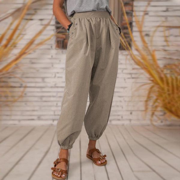 women's leggings white linen pants for women tightness trousers pocket casual harajuku joggers plus size ankle banded pantalones de muj, Black
women's leggings white linen pants for women tightness trousers pocket casual harajuku joggers plus size ankle banded pantalones de muj, Black