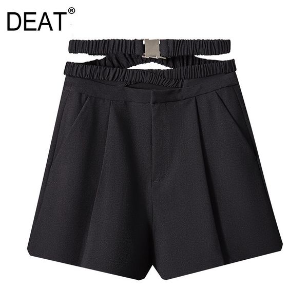 women black patchwork office lady high waist wide leg shorts loose trousers fashion tide summer 7e1035 210421, White;black
women black patchwork office lady high waist wide leg shorts loose trousers fashion tide summer 7e1035 210421, White;black