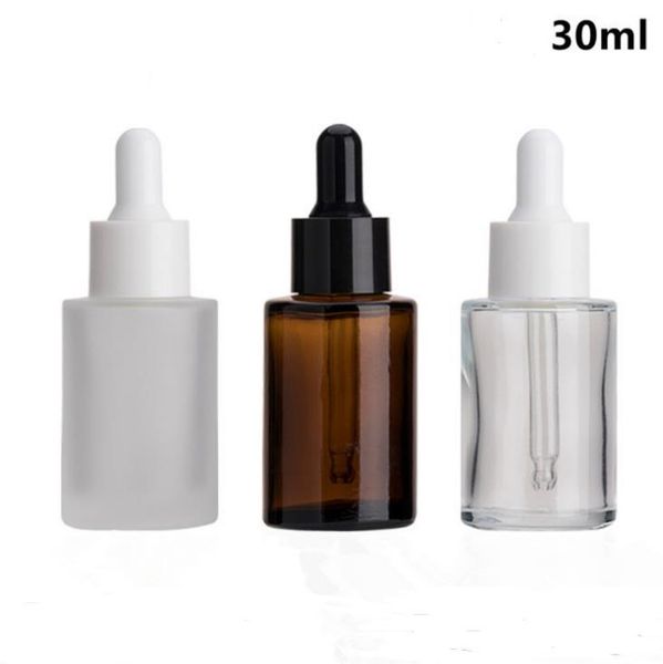 100pcs 30ml flat shoulder frosted clear glass dropper bottle with white lid 1oz amber serum sn210 storage bottles & jars
100pcs 30ml flat shoulder frosted clear glass dropper bottle with white lid 1oz amber serum sn210 storage bottles & jars