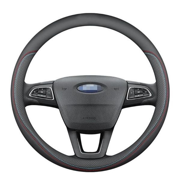 Steering Wheel Covers Nappa Leather Universal 38cm Car Cover For Kuga Focus 2 3 Fusion Mondeo Escape Mustang Edge Accessories
Steering Wheel Covers Nappa Leather Universal 38cm Car Cover For Kuga Focus 2 3 Fusion Mondeo Escape Mustang Edge Accessories