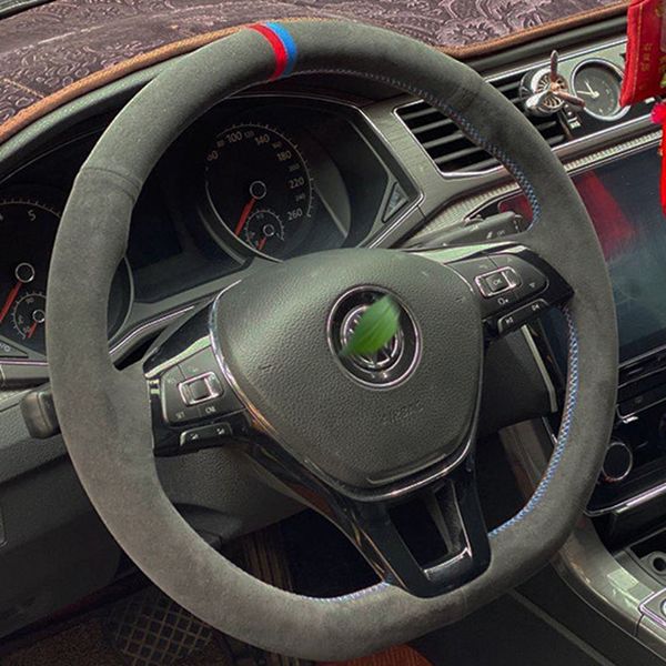 diy non-slip black leather suede car steering wheel cover for volkswagen vw golf 7 mk7 new polo passat b8 tiguan sharan jetta
diy non-slip black leather suede car steering wheel cover for volkswagen vw golf 7 mk7 new polo passat b8 tiguan sharan jetta