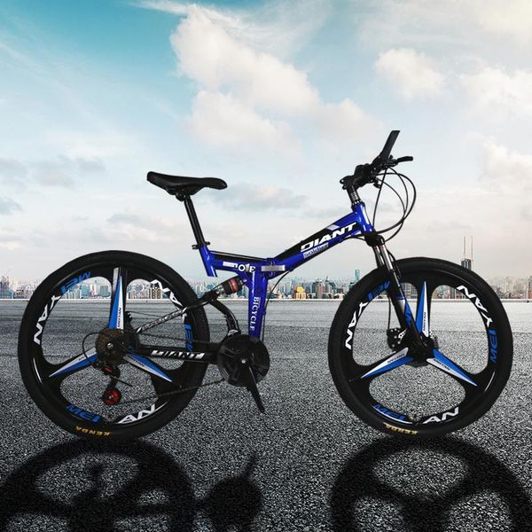26 inch folding bike threeknife magnesium alloy one round mountain bicycle double absorption male and female students blue
26 inch folding bike threeknife magnesium alloy one round mountain bicycle double absorption male and female students blue