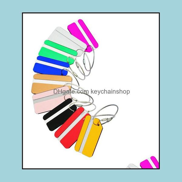 keychains fashion aessories aluminum alloy airline baggage label keychain travel id bag tag metal hang with stainless steel string suitcase, Silver
keychains fashion aessories aluminum alloy airline baggage label keychain travel id bag tag metal hang with stainless steel string suitcase, Silver