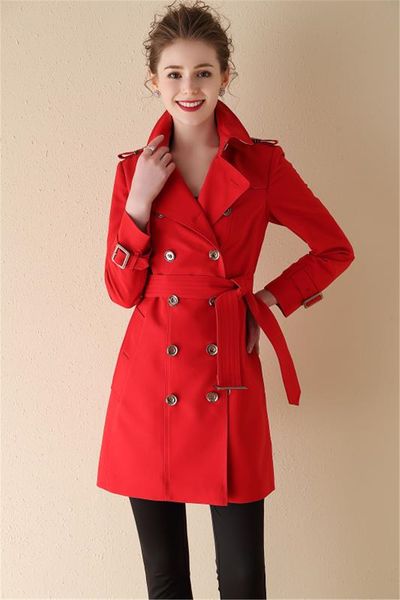 women's trench coats long classic windbreaker waterproof british high-end english style autumn winter gabadian solid color size coat a9, Tan;black
women's trench coats long classic windbreaker waterproof british high-end english style autumn winter gabadian solid color size coat a9, Tan;black