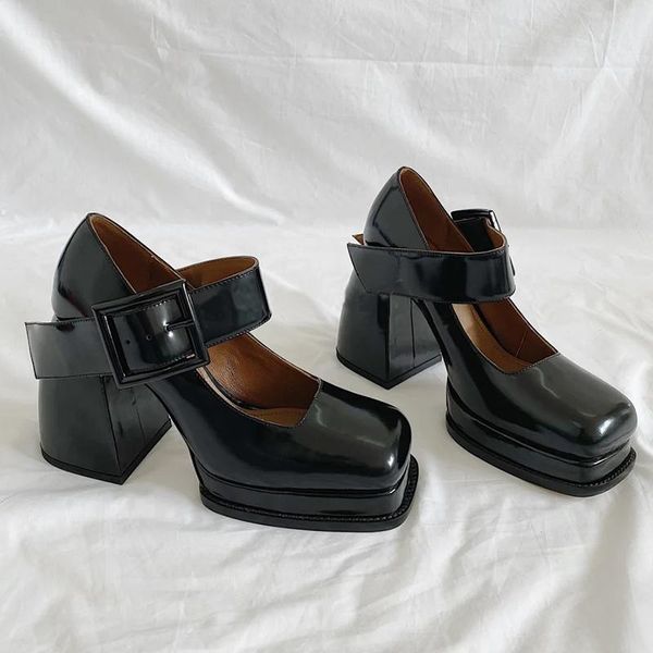 dress shoes 2021 gothic high-heeled women pumps korean version of the wild thick with square head retro mary jane women's p45, Black
dress shoes 2021 gothic high-heeled women pumps korean version of the wild thick with square head retro mary jane women's p45, Black