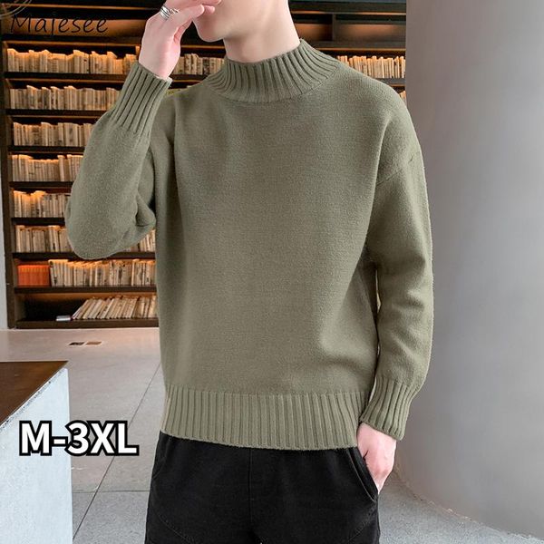 men's sweaters men pullovers winter male solid knitted cozy all-match basic ulzzang fashion chic students casual daily, White;black
men's sweaters men pullovers winter male solid knitted cozy all-match basic ulzzang fashion chic students casual daily, White;black