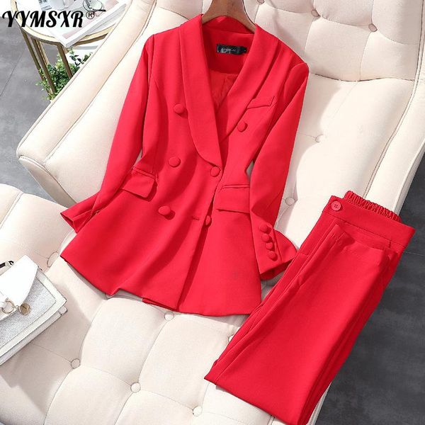 women's two piece pants -5xl plus size suit professional wear interview double breasted red ladies jacket casual trousers two-piece, White
women's two piece pants -5xl plus size suit professional wear interview double breasted red ladies jacket casual trousers two-piece, White