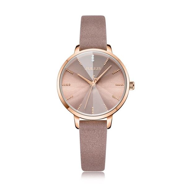 wristwatches lady women's watch japan quartz elegant fashion hours bracelet real leather clock school girl birthday gift julius box 116, Slivery;brown
wristwatches lady women's watch japan quartz elegant fashion hours bracelet real leather clock school girl birthday gift julius box 116, Slivery;brown