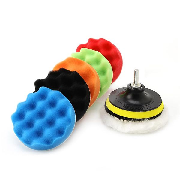 7pc 3/4/5/6/7'' car polisher polishing waxing buffing woolen&sponge pads kit sponge
7pc 3/4/5/6/7'' car polisher polishing waxing buffing woolen&sponge pads kit sponge
