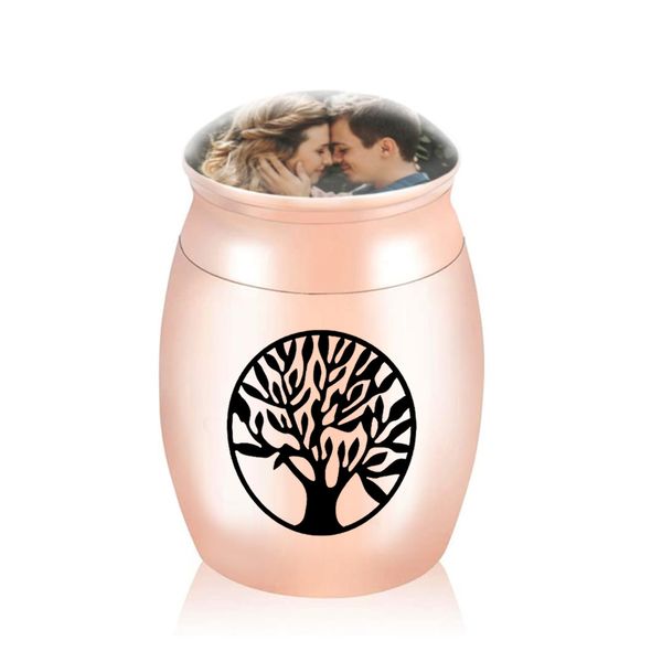 love tree cremation urn pendant, transparent glass cover can be placed in p to commemorate the family's ashes jar, five colors selected, Silver
love tree cremation urn pendant, transparent glass cover can be placed in p to commemorate the family's ashes jar, five colors selected, Silver