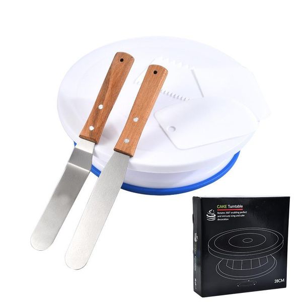6pcs/set pp plastic turntable rotating cake stand dough smoother spatula rotary table baking fondant molds mold tools & pastry
6pcs/set pp plastic turntable rotating cake stand dough smoother spatula rotary table baking fondant molds mold tools & pastry