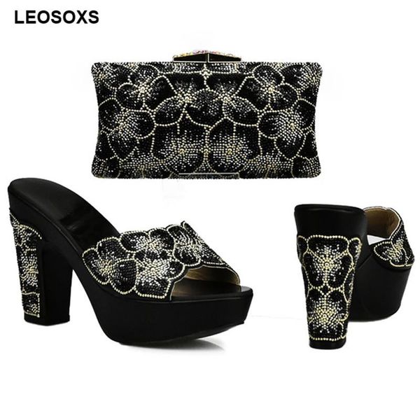 dress shoes matching and bag set in heels black color italian with bags african shoe for party
dress shoes matching and bag set in heels black color italian with bags african shoe for party