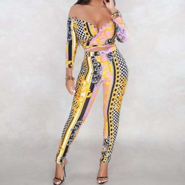 two piece dress 2pcs 2021 autumn temperament women's set off the shoulder bandage three quarter blouse + printed long pants l, White
two piece dress 2pcs 2021 autumn temperament women's set off the shoulder bandage three quarter blouse + printed long pants l, White