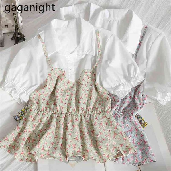 fashion floral print shirts women turn-down collar short sleeve button casual summer elegant slim blouse 210601, White
fashion floral print shirts women turn-down collar short sleeve button casual summer elegant slim blouse 210601, White