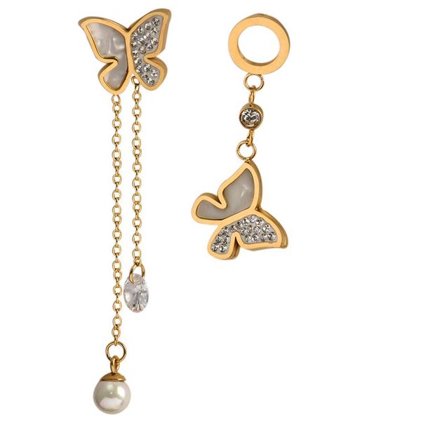 dangle & chandelier pearl butterfly crystal long chain earrings stainless steel drop gold color wedding jewelry valentines, Silver
dangle & chandelier pearl butterfly crystal long chain earrings stainless steel drop gold color wedding jewelry valentines, Silver