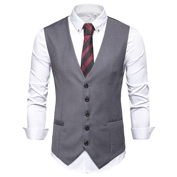 men's vests man vest waistcoat groom's wedding dress slim men business suit, Black;white
men's vests man vest waistcoat groom's wedding dress slim men business suit, Black;white
