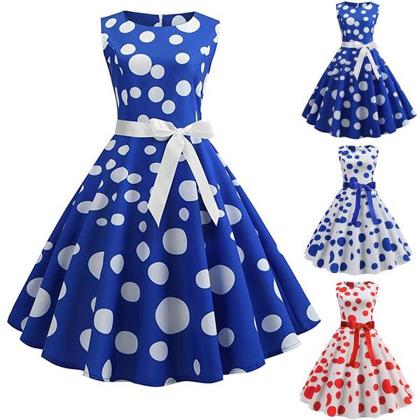 women summer dress vintage retro short sleeve dot printed evening party prom swing dresses for 2021robe femme casual, Black;gray
women summer dress vintage retro short sleeve dot printed evening party prom swing dresses for 2021robe femme casual, Black;gray