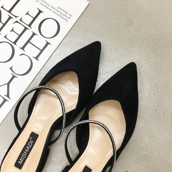 flock shoes woman 2021 female slippers low cover toe shallow glitter slides jelly pointed crystal rome fabric pu hoof heels, Black
flock shoes woman 2021 female slippers low cover toe shallow glitter slides jelly pointed crystal rome fabric pu hoof heels, Black